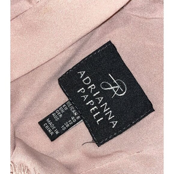 Adianna Papell  Womens size 8 Rose Lace Maxi Dress Sleeveless Full-Length Elegan - Picture 8 of 13